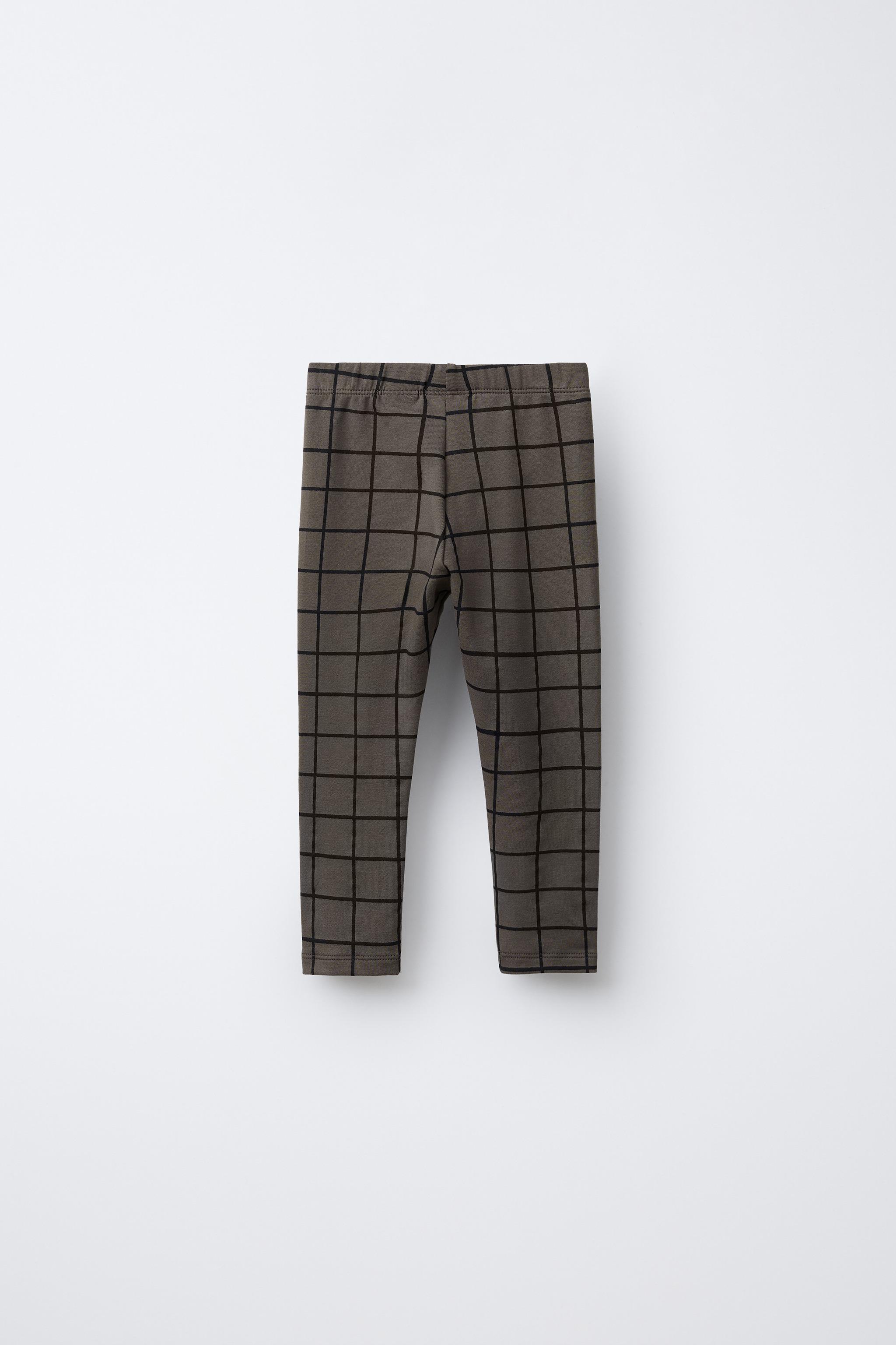 PLAID LABEL LEGGINGS